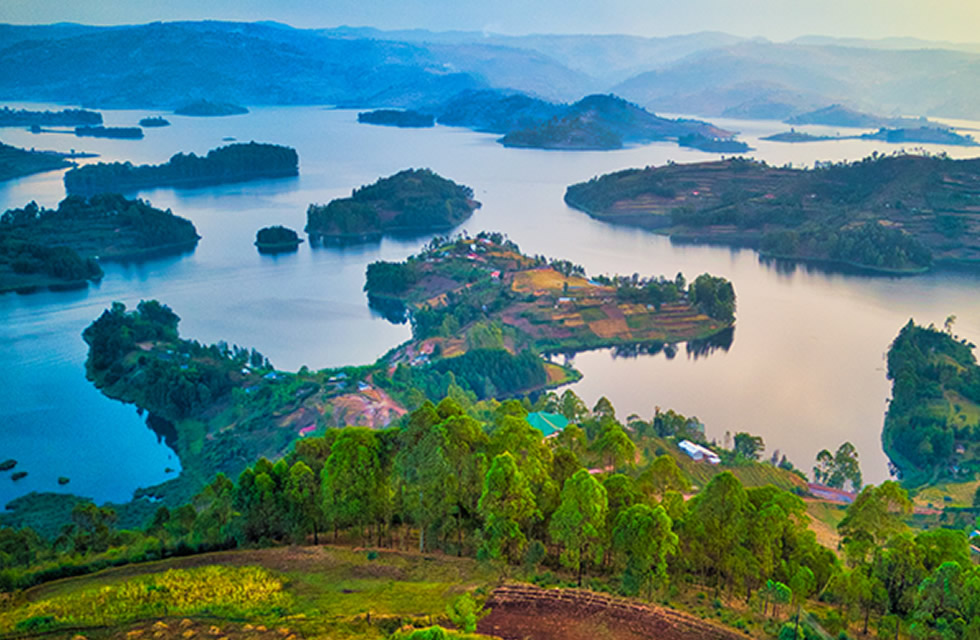 Lake Bunyonyi of Uganda